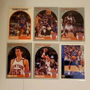 NBA 90s Knicks Legend Lot, Patrick Ewing HOF! 6 Card Bundle